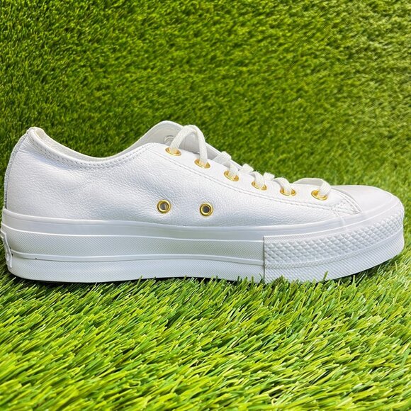 Converse Chuck Taylor All Star Lift Womens Size 9.5 White Athletic Shoes Sneaker - Picture 4 of 10